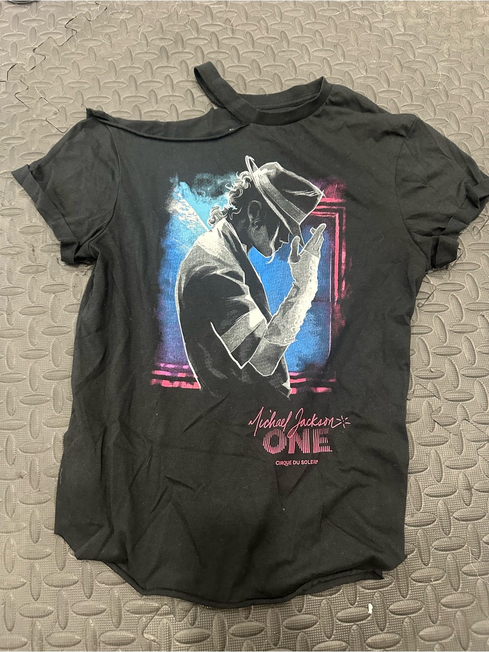 Michael Jackson ONE Black Graphic Tee - women’s Concert Shirt